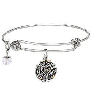  Stammbaum-Armband für Frauen, Antik-Gold, versilbert, „All Things Grow with Love“-Armreif, Perlen-Charm-Familienarmbänder für Mutter, Tochter, Ehefrau, Schwester, Schmuckgeschenk