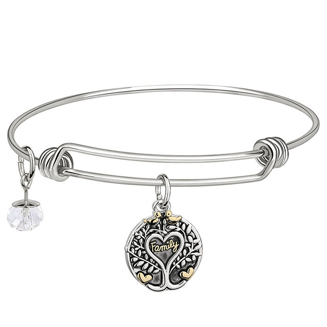  Stammbaum-Armband für Frauen, Antik-Gold, versilbert, „All Things Grow with Love“-Armreif, Perlen-Charm-Familienarmbänder für Mutter, Tochter, Ehefrau, Schwester, Schmuckgeschenk