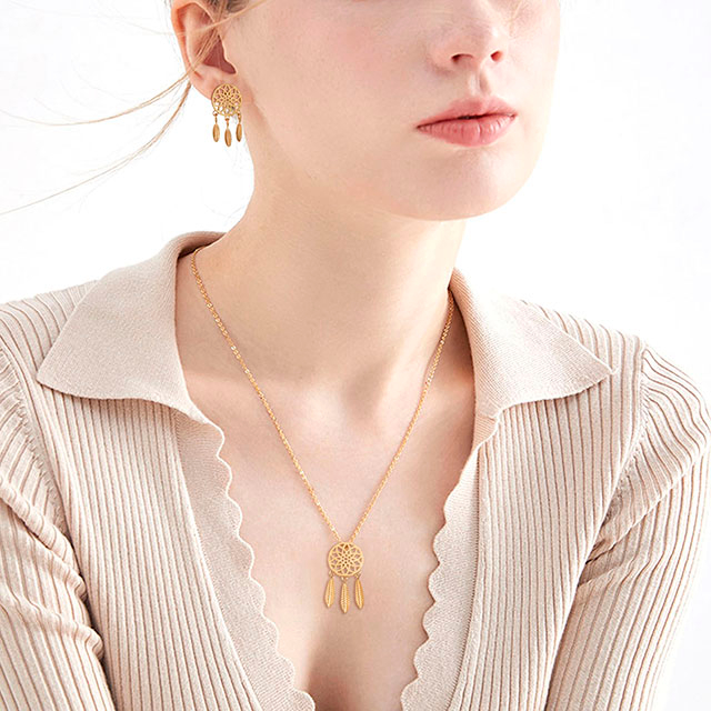 Traumfänger-Halskette für Frauen, Feder-Anhänger, Traumfänger-Halsketten für Frauen und Mädchen, Geburtstagsschmuck, Geschenke.