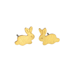 Tierischer Hase vergoldeter schlichter Schmuck