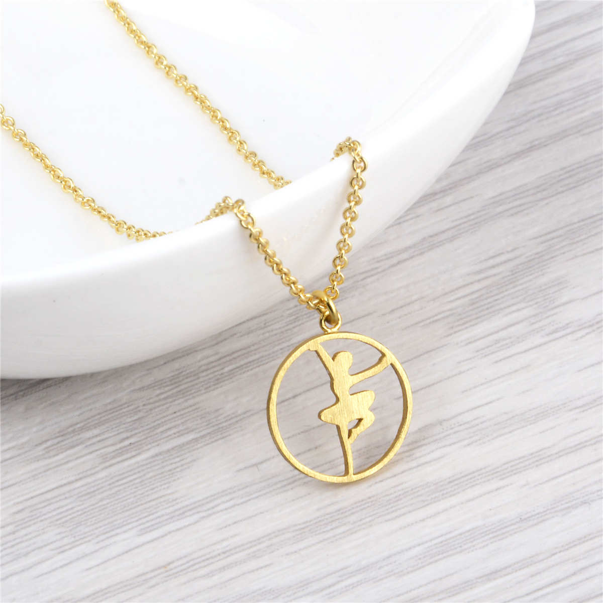 Ballett-Tänzer-Charm-Halskette, personalisierte Geschenke für Tänzer-Liebhaber