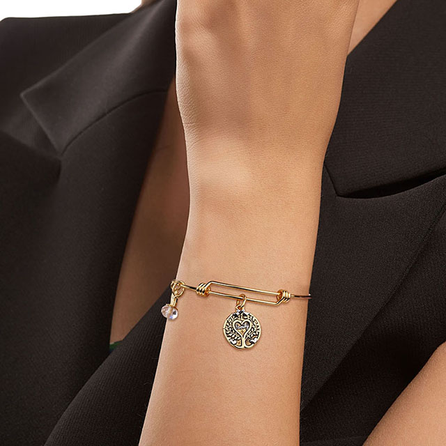  Stammbaum-Armband für Frauen, Antik-Gold, versilbert, „All Things Grow with Love“-Armreif, Perlen-Charm-Familienarmbänder für Mutter, Tochter, Ehefrau, Schwester, Schmuckgeschenk