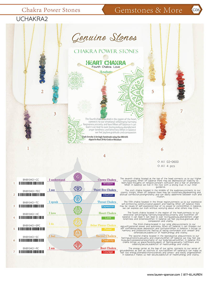 2-Chakra-Kraftsteine ​​HK 797