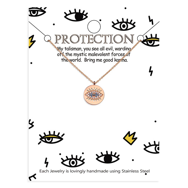 Hamsa- und Augen-Halskette für Mädchen und Frauen, vergoldete Zirkon-Schmuckgeschenke, die die mystischen, böswilligen Kräfte der Welt abwehren.Bring mir gutes Karma.
