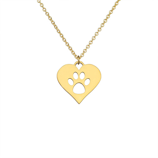 Katzenpfoten-Halskette, niedliche Tier-Halskette, zierliche Pfotenabdruck-Anhänger-Halskette, Gedenk-Halskette mit Katzenmotiv, Schmuck für Frauen und Mädchen, Haustierliebhaber, Geschenke für Katzenmütter.