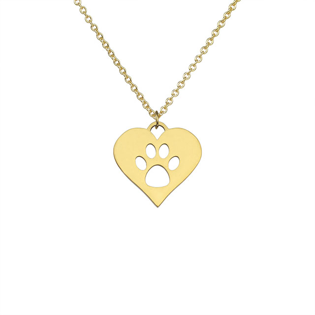 Katzenpfoten-Halskette, niedliche Tier-Halskette, zierliche Pfotenabdruck-Anhänger-Halskette, Gedenk-Halskette mit Katzenmotiv, Schmuck für Frauen und Mädchen, Haustierliebhaber, Geschenke für Katzenmütter.