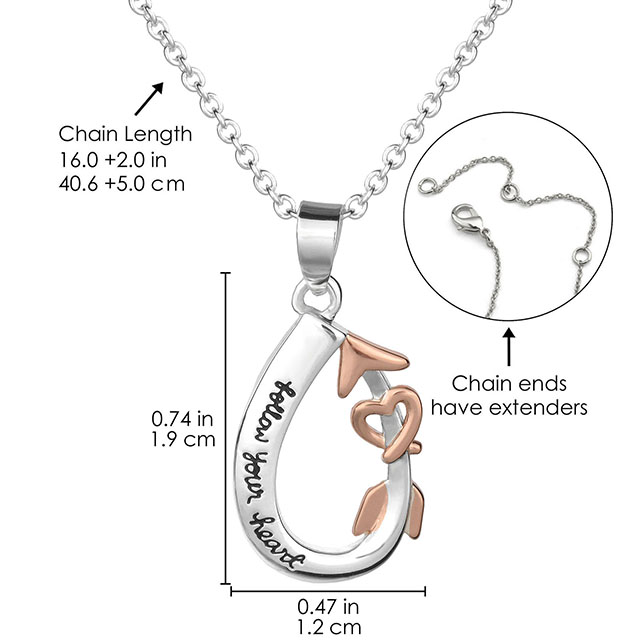 Tochter-Halskette von Mutter Vater zu meiner Tochter-Kette mit inspirierendem Liebes-Herz-Anhänger, Charm-Halskette, Geburtstagsgeschenke von Mama oder Papa
