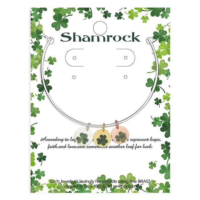 Vierblättriges Kleeblatt-Armband, erweiterbarer Glückskleeblatt-Anhänger, Charm-Armreif, Glaube, Hoffnung, Liebe, Glücksbringer, rundes Scheibenarmband für Frauen und Mädchen, personalisiertes Schmuckgeschenk