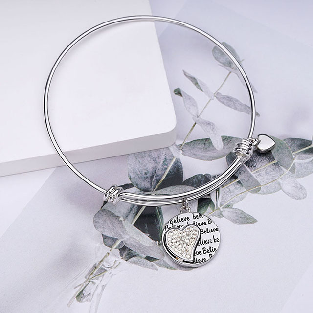 Mama-Armbänder für Frauen, vergoldete, versilberte Armreifen mit Herzanhängern, Schmuck, Geschenke für Mama von Tochter, Sohn, Kindern, Muttertag, Mama-Geburtstagsgeschenke
