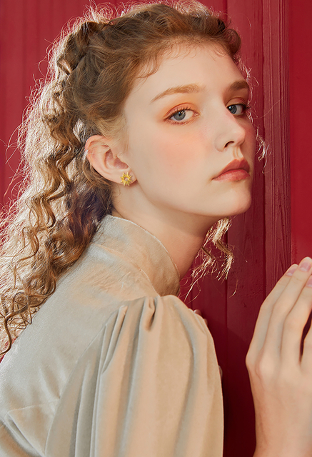 Sonne- und Mondohrring für Frauen und Mädchen 