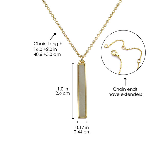 Edelstein-Barren-Halsketten für Damen, vergoldet, versilbert, Türkis, Amethyst, Tigerauge, Sodalith, Achat, Howlith, Mondstein, Bar-Anhänger-Halskette für Damen und Herren, Schmuck, Geschenk