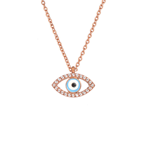 Hamsa- und Augen-Halskette für Mädchen und Frauen, vergoldete Zirkon-Schmuckgeschenke, die die mystischen, böswilligen Kräfte der Welt abwehren.Bring mir gutes Karma.