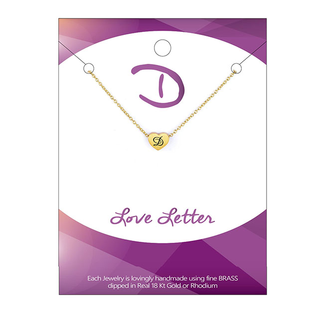 Lauren-Spencer Winzige Initial-Herz-Halskette für Damen, 18 Karat vergoldete AZ-Alphabet-Buchstaben-Halskette, zierliche Herz-Halskette mit Anhänger 