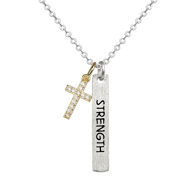 Kreuz-Halskette für Frauen, versilbert, Glaube, Hoffnung, Liebe, Glaube, Kreuz-Anhänger-Halskette, Wächter für Frauen und Mädchen, religiöser Schmuck, Geschenke 