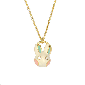  Tierischer, vergoldeter Häschen-Minimalismus-Schmuck