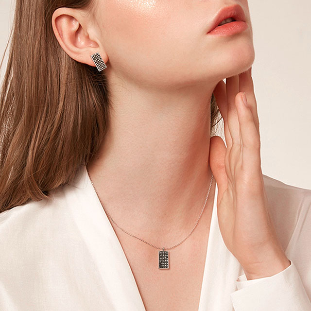 Mond- und Stern-Halskette für Damen, versilbert, zierliche schwarze Kristall-Mond-Halsketten, Halbmond-Stern-geometrischer Anhänger, Halskette, Schmuck, Geschenk