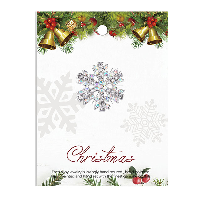 Weihnachten Schneeflocke Broschen für Frauen Weihnachten Kristall Brosche Pins Set für Mädchen Männer Weihnachten Schmuck Geschenk für Familie