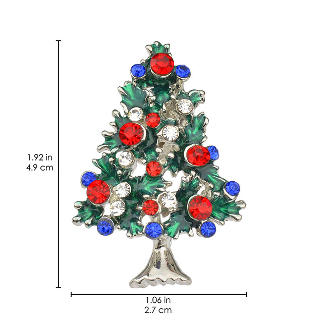 Großhandel Vintage Weihnachtsbaum Brosche Mode Weihnachtsschmuck Weihnachtsgeschenke