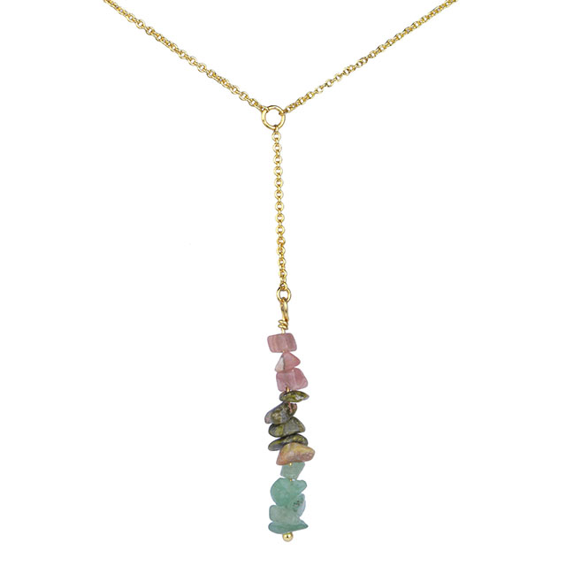 Edelstein-Halsketten für Frauen, vergoldete Kristallstein-Perlen-Halsketten-Anhänger, zierliche Choker-Halsketten für Mädchen, Schmuck, Geschenk