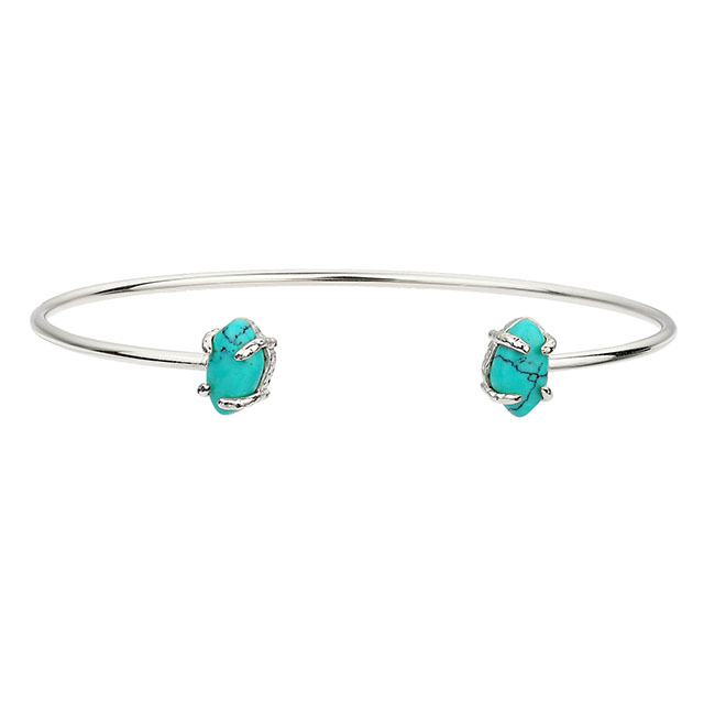 Offenes Manschettenarmband für Damen, versilberter Edelstein-Charm, Katzenaugen-Stein, Rosenquarz-Armband, verstellbare, stapelbare Armreifen 
