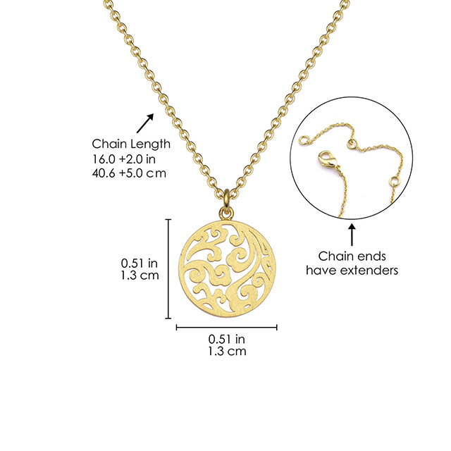 Wellen-Halskette, versilbert, Meereswellen-Halskette, Kreis-Anhänger, zierliche Strand-Halsketten für Frauen, Teenager, Mädchen, Surfer-Schmuck, Geschenke, Boho-Sommer-Halskette