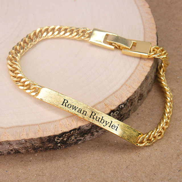 Inspirierendes Armband, vergoldet, versilbert, personalisierte Gravur, individuelles inspirierendes Armband