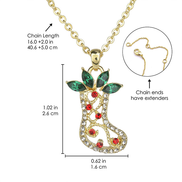 Großhandelskristallrhinestone-nette kleine Weihnachtsmann-Weihnachtsbaum-Engel-Halskette 