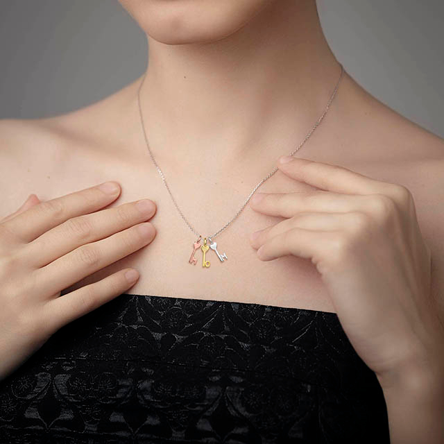 Tochter-Halskette von Mutter Vater zu meiner Tochter-Kette mit inspirierendem Liebes-Herz-Anhänger, Charm-Halskette, Geburtstagsgeschenke von Mama oder Papa