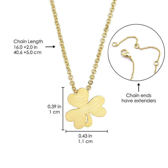 Vierblättriges Kleeblatt-Halskette, Glückskleeblatt-Anhänger, Charm-Halskette, Glaube, Hoffnung, Liebe, Glückskette für Frauen und Mädchen, personalisiertes Schmuckgeschenk
