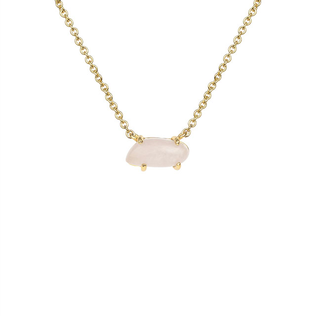 Katzenauge-Stein, Lapislazuli, Rosenquarz, Türkis-Anhänger, zierliche Edelstein-Halsketten 