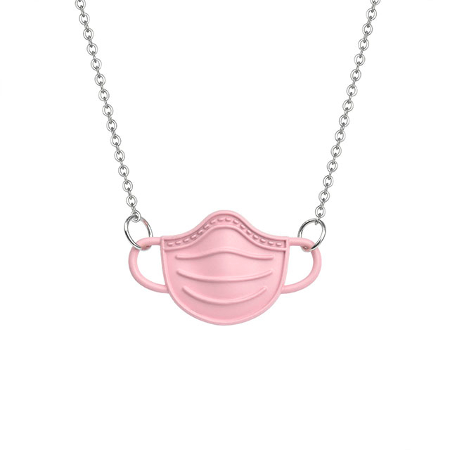 Gesichtsmaske Halskette Schmuck Geschenk