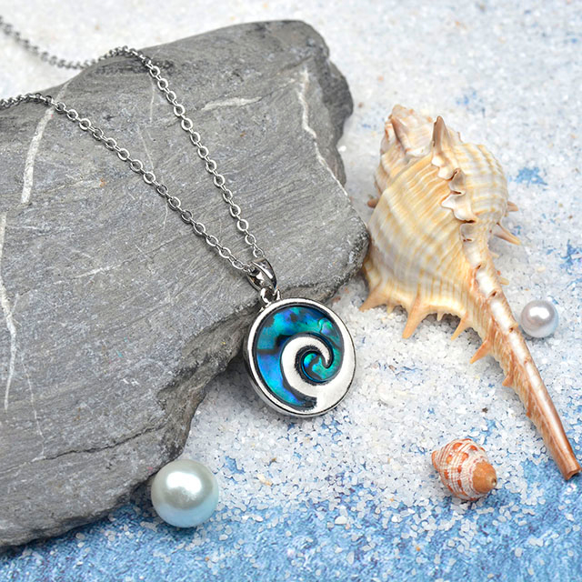 Strand-Halskette für Frauen, Ozeanwelle, Hoop-Tropfen-Halskette, baumelnde Boho-Mode-Sommer-Halskette, hawaiianischer Schmuck, Geschenk 