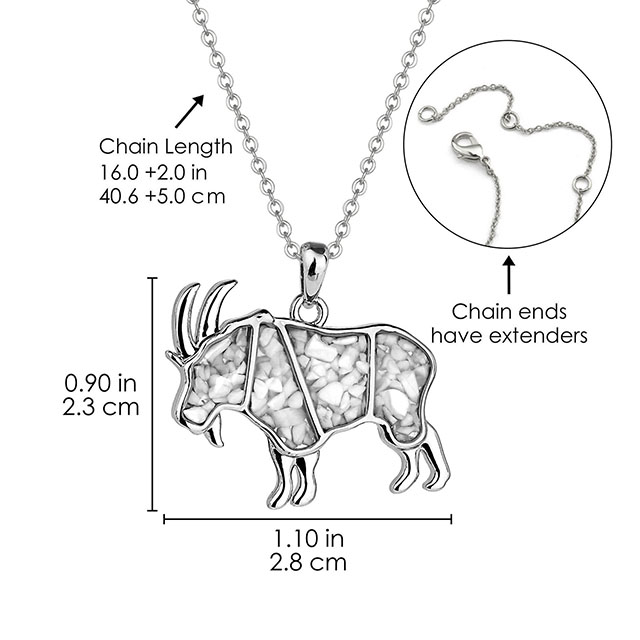 Edelstein-Tier-Halskette, türkisfarbenes Tigerauge, getrommelte Chips, Tier-Anhänger-Halskette, Elch, Ziege, Hirsch, Wildtiere, Natur, Schmuck, Geschenk für Damen und Herren