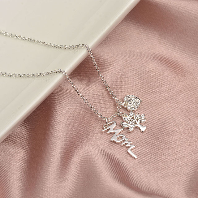 Tochter-Halskette von Mutter Vater zu meiner Tochter-Kette mit inspirierendem Liebes-Herz-Anhänger, Charm-Halskette, Geburtstagsgeschenke von Mama oder Papa