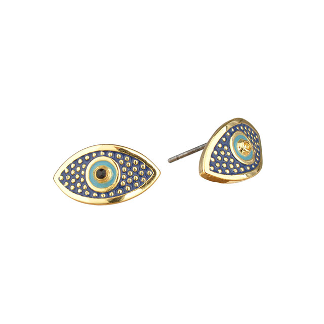 Hamsa- und Auge-Ohrstecker für Mädchen und Frauen, vergoldet, versilbert, Zirkon-Schmuckgeschenke 