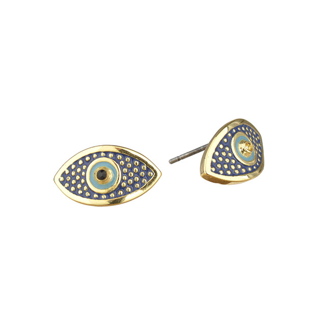 Hamsa- und Auge-Ohrstecker für Mädchen und Frauen, vergoldet, versilbert, Zirkon-Schmuckgeschenke 