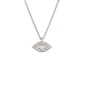 Hamsa- und Augen-Halskette für Mädchen und Frauen, vergoldet, versilbert, Zirkon-Schmuckgeschenke