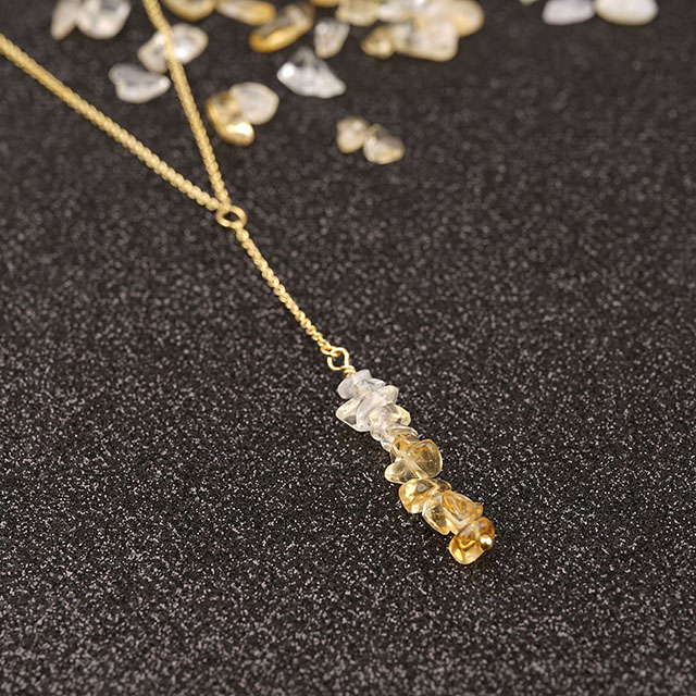 Edelstein-Halsketten für Frauen, vergoldete Kristallstein-Perlen-Halsketten-Anhänger, zierliche Choker-Halsketten für Mädchen, Schmuck, Geschenk