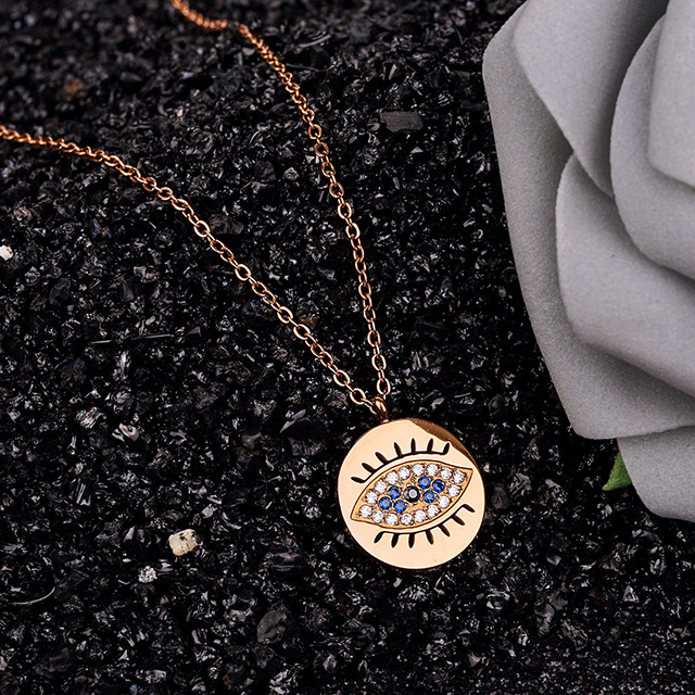 Hamsa- und Augen-Halskette für Mädchen und Frauen, vergoldete Zirkon-Schmuckgeschenke, die die mystischen, böswilligen Kräfte der Welt abwehren.Bring mir gutes Karma.