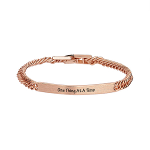 Inspirierendes Armband, vergoldet, versilbert, personalisierte Gravur, individuelles inspirierendes Armband