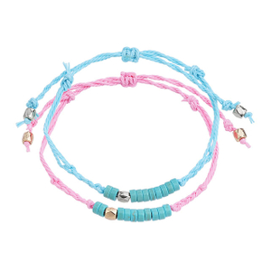 Türkisfarbene Perlen-Armbänder für den kleinen Finger, beste Freundin, passende Armbänder, Fernarmband, Freundschaftsgeschenke für Frauen, Teenager, Mädchen, Schwestern, Geburtstagsgeschenke