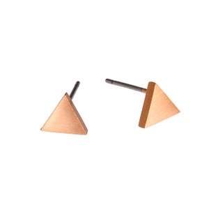 Geometrische Ohrringe, Dreiecksohrringe, Gold, Silber und Roségold.Modische Damenohrringe.