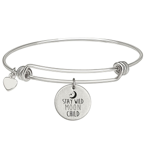 Individuell graviertes Münzarmband mit Charms, verstellbares Armband