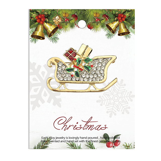 Kristall-Strass-Broschen, Weihnachtsschmuck, Weihnachtsgeschenke