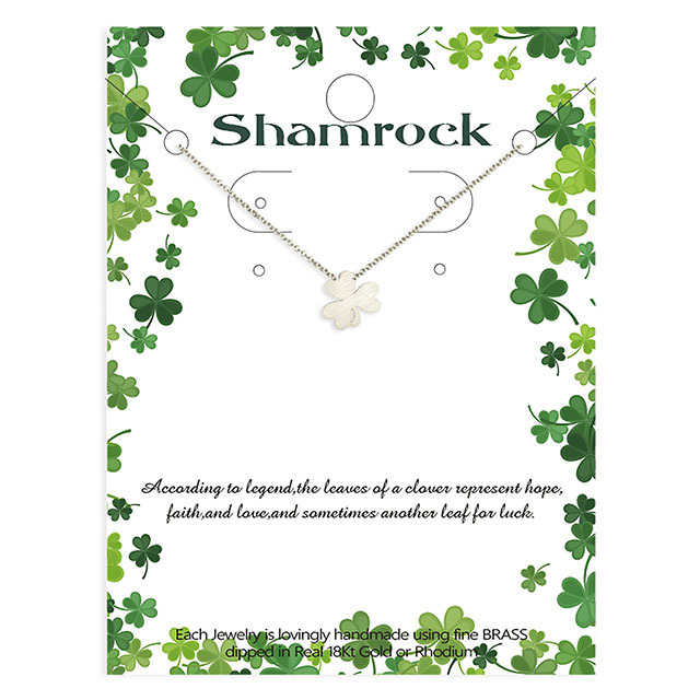 Vierblättriges Kleeblatt-Halskette, Glückskleeblatt-Anhänger, Charm-Halskette, Glaube, Hoffnung, Liebe, Glückskette für Frauen und Mädchen, personalisiertes Schmuckgeschenk