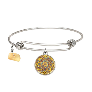 Mandala-Lotus-Blumen-Charm-Armbänder, Edelstein-Amethyst-Türkis-Armband, Chakra-Mala-Yoga-Armbänder 