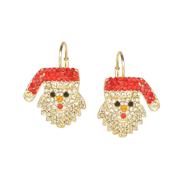 Lieferant von Mode-Weihnachtsohrringen für Winterurlaubsgeschenke