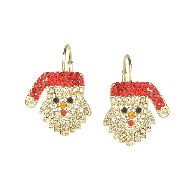 Lieferant von Mode-Weihnachtsohrringen für Winterurlaubsgeschenke