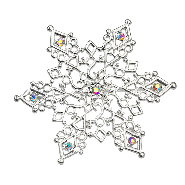 Weihnachten Schneeflocke Broschen für Frauen Weihnachten Kristall Brosche Pins Set für Mädchen Männer Weihnachten Schmuck Geschenk für Familie