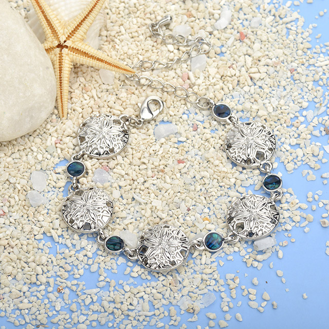 Ozeanwellen-Armband für Frauen, Abalone-Muschel-Anhänger, Strand-Armband, Ozean-Charm-Kreis-Armband für Frauen, Teenager, Mädchen, Sommer, Hawaii-Armband, Surfer-Schmuck, Geschenke